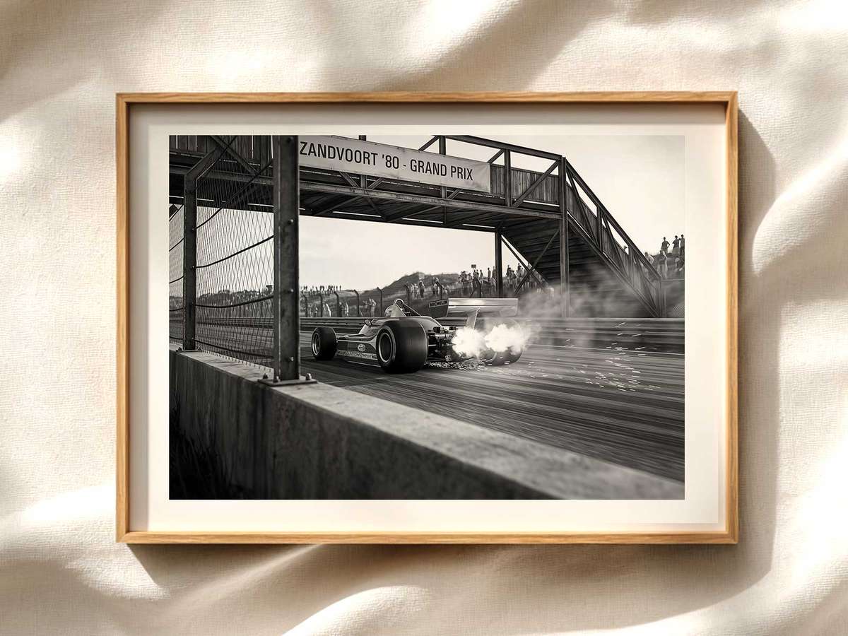 Ferrari F1 Silhouette Profile Poster Formula 1 poster displayed as motorsport wall art
