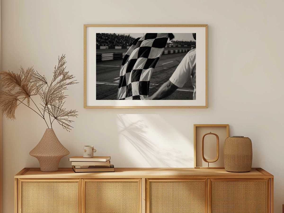 Stylized vintage map of Miami speedway routes with worn paper texture and 1980s motorsport graphic accents