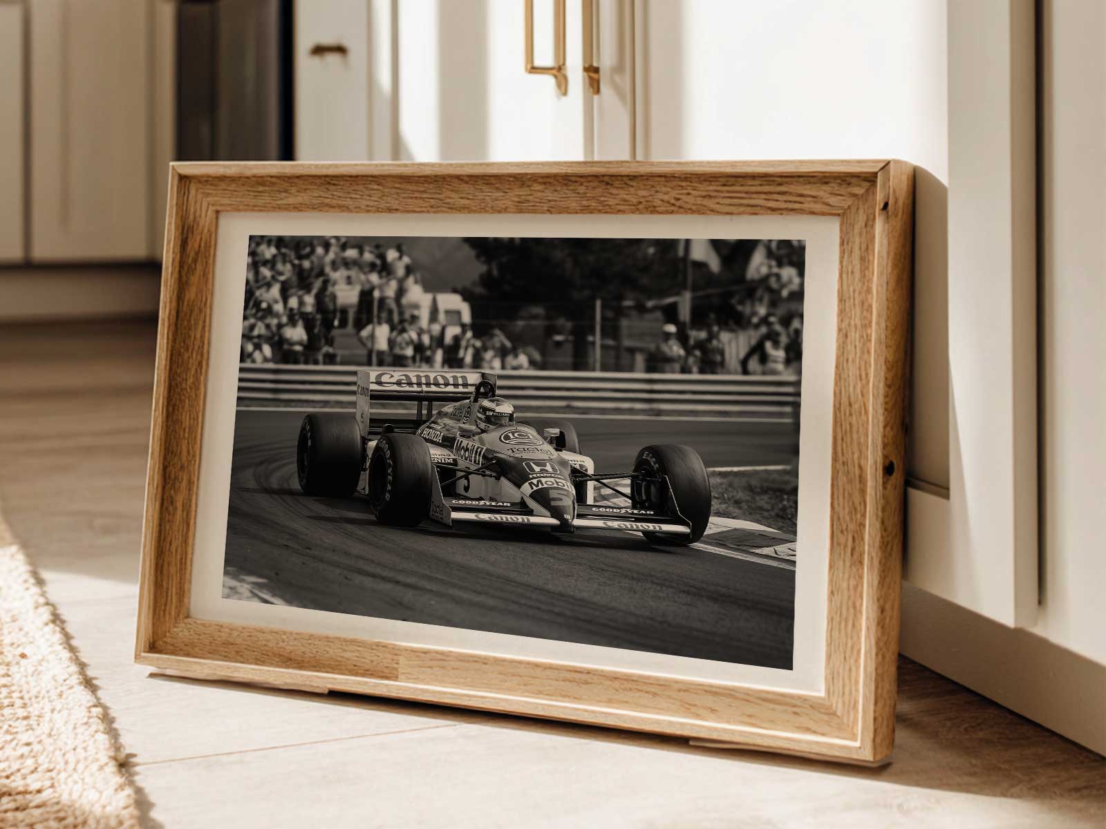 Rear wheel sending sparks while motion blur streaks the background, conveying speed and pressure in a Grand Prix moment